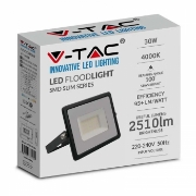 Imagine Reflector LED SMD 30W 4000K IP65 - Negru 215953