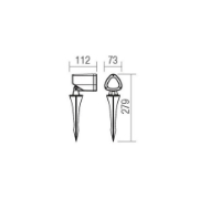 Imagine Proiector LED de grădină FELIX 7W IP65 3000K
