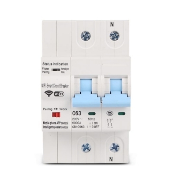 Imagine Întrerupător de circuit inteligent la suprasarcină și scurtcircuit Sinotimer WCB102