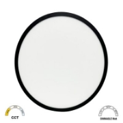 Imagine Plafonieră LED CCT Rotundă 40W-44W-48W 230V IP40 Negru 21-583481