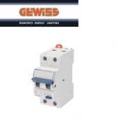 Imagine Siguranță automată modulară diferențială RCBO Gewiss GW94008, 1P+N, 20A, curba C GW94008