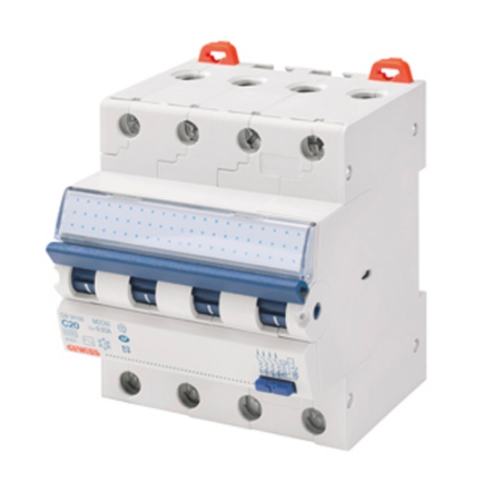 Imagine Întrerupător diferențial compact cu protecție la supracurent - MDC 45 - 4P Curba C 32A Tip AC Idn=0,03A - 4 module GW94070