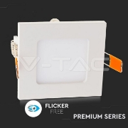 Imagine Spot LED Mini Pătrat V-TAC 12W 4500K VT-1207