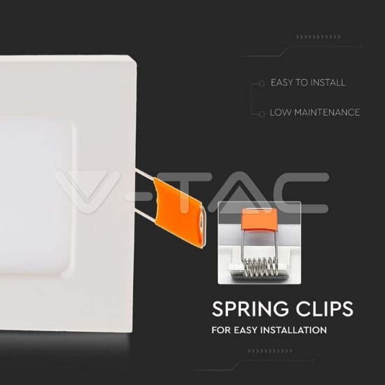Imagine Spot LED Mini Pătrat V-TAC 12W 4500K VT-1207