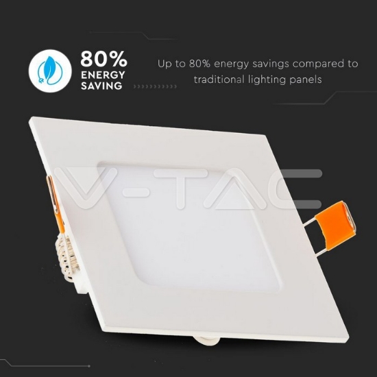 Imagine Spot LED Mini Pătrat V-TAC 12W 4500K VT-1207