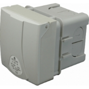 Imagine Priză industrială de perete 16A/400V/5P cu cutie sub tencuială IP44 - IZV 1653 (SEZ DK)