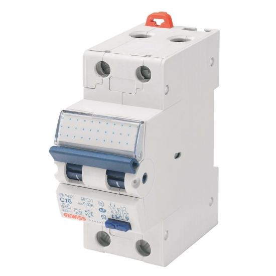 Imagine Întrerupător automat diferențial Gewiss 1P+N 16A curba C GW94007