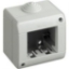 Imagine Doza aparentă modulară 2M gri IP40 Idrobox Magic 25402
