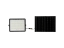 Imagine Proiector LED VTAC 20W 1800lm lumină rece cu panou solar negru IP65 cablu 3m 7827