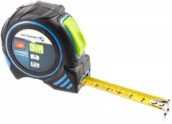 Imagine Ruletă 3m x 16mm Auto-Stop cu Magnet și Acoperire din Nylon