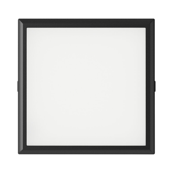 Imagine Plafonieră LED Pătrată 20W 2000lm 3in1 Negru IP40 BP04-72081