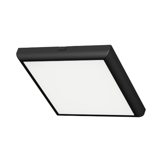 Imagine Plafonieră LED Pătrată 20W 2000lm 3in1 Negru IP40 BP04-72081