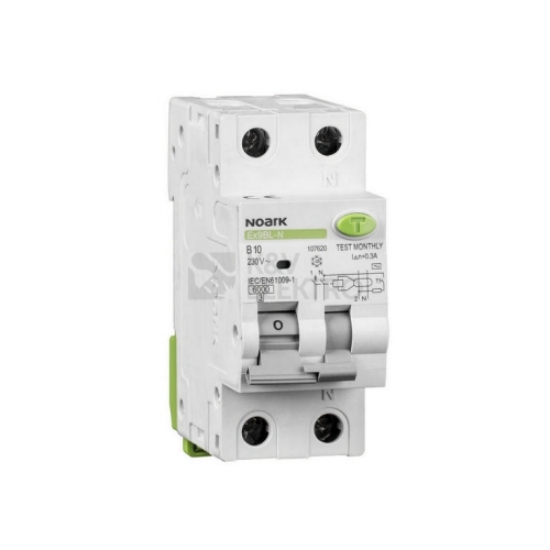 Imagine Întreruptor automat diferențial Noark Ex9BL-N 1P+N 10A 30mA 107628