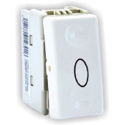 Imagine Intrerupator modular cu revenire, alb 1009, STIL Comtec