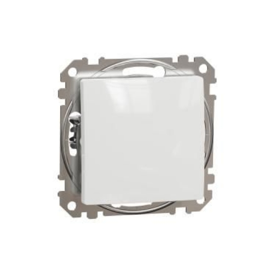 Imagine Întrerupător cap cruce 10AX alb Sedna Design
