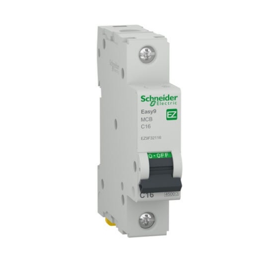 Imagine Siguranță automată Easy9 1P 16A curba C 4.5kA