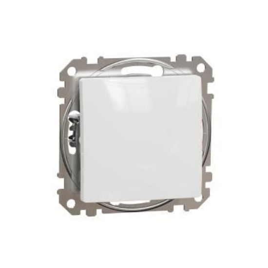 Imagine Întrerupător simplu alb Sedna Design