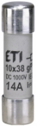 Imagine Siguranță cilindrică CH10x38 gPV 14A/1000V DC 2625079