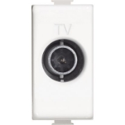 Imagine Priză TV coaxială directă 1M alb Matix AM5202D