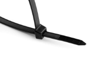 Imagine Legături de cablu din nailon 4,8x370 mm negre