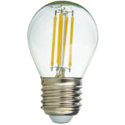 Imagine Bec LED COG sferic 4W E27 clar lumina rece 230V