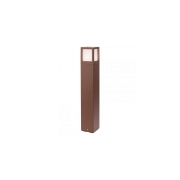 Imagine Stâlp exterior BRICK 1xE27/23W/230V IP54 ruginiu 9645