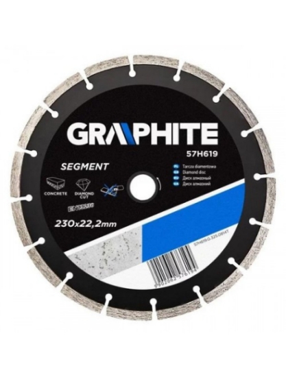 Imagine Disc diamantat segmentat 125 x 22.2 mm GRAPHITE 57H617