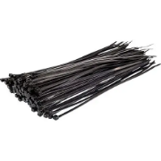 Imagine Legături de cablu negre 3,6 x 250 mm
