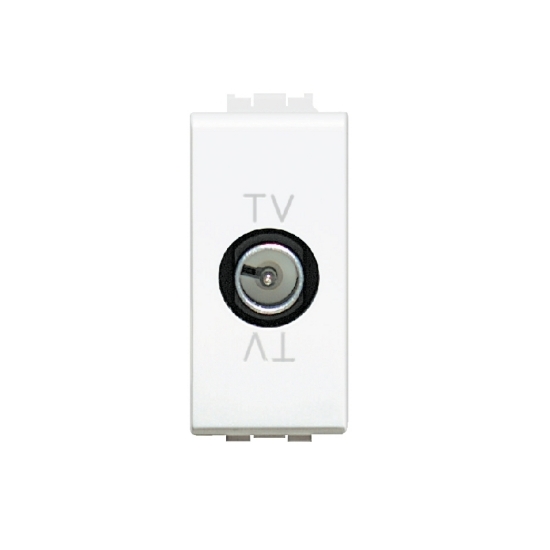 Imagine PRIZA TV COAXIALA DIRECTA 1M MASCA ALB/TECH/NEGRU LN4202D LIVING LIGHT LN4202D