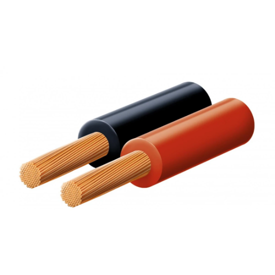 Imagine Cablu difuzor 2x0,75 mm² roșu/negru