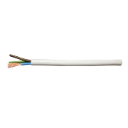 Imagine Cablu electric MYYM 3x0.75 mm², cupru, alb