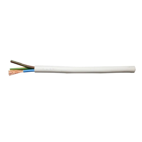 Imagine Cablu electric MYYM 3x0.75 mm², cupru, alb