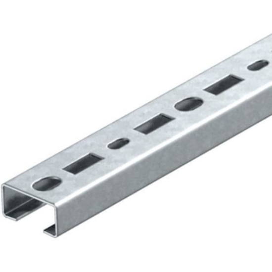Imagine Sina profil perforat OBO Betterman 2000x35x18 deschidere 17 mm