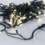 Imagine Șir luminos, 100 LED-uri de 5mm, cablu verde, LED-uri Daylight la fiecare 10 cm