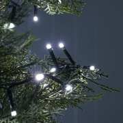 Imagine Șir luminos, 100 LED Alb natural, 230V, Interconectabil, IP67, cu cablu verde 1,5 m