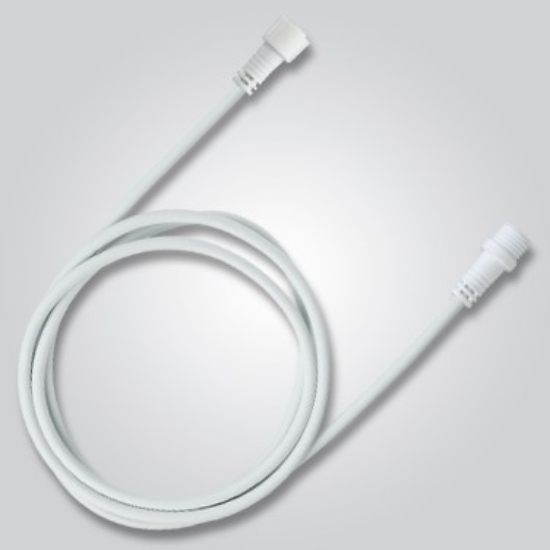 Imagine Cablu din cauciuc alb 3m, conector, IP65