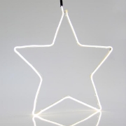 Imagine Stea LED neon 2 m, conexiune dublă, lumină albă , 54x58 cm, IP44 600-23001