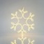 Imagine Fulg de nea LED neon 3 m, conexiune dublă, lumină alb caldă, 38x35 cm, IP44