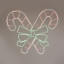 Imagine Acadea LED neon 9,5m cu fundiță verde, conexiune dublă, IP44, 70x60cm