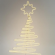 Imagine Brad LED  neon 7 m, conexiune dublă, lumină alb caldă, 108x52 cm, IP44