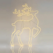 Imagine Ren LED  neon 10 m, conexiune dublă, lumină alb caldă, 140x93 cm, IP44 600-23035