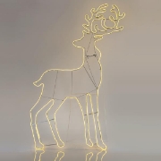 Imagine Ren LED neon 12 m, conexiune dublă, lumină alb caldă, 180x104 cm, IP44 600-23036