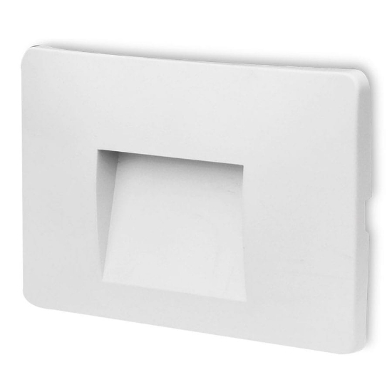 Imagine Spot LED pătrat, 3W, 3000K, IP65, VEKTA-B SQ, alb, 210LM BG38-02100