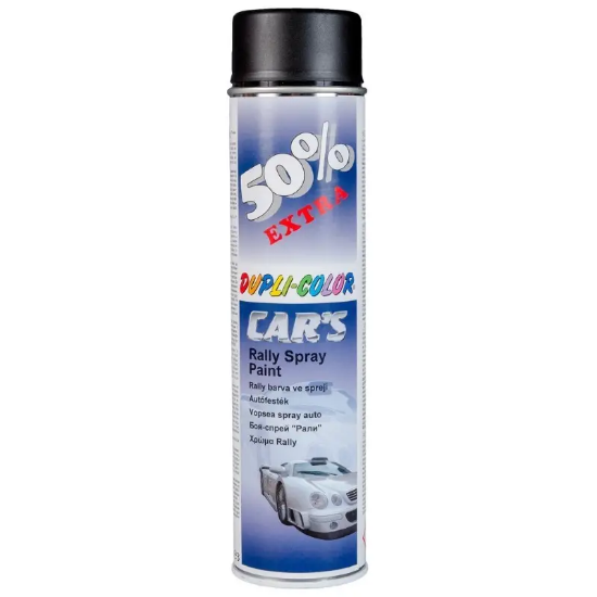 Imagine Spray vopsea auto DUPLI-COLOR Car's, negru mat, 600ml