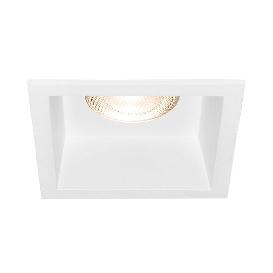 Imagine Carcasă albă pătrată pentru GU10/GU5.3 Tetra-CF