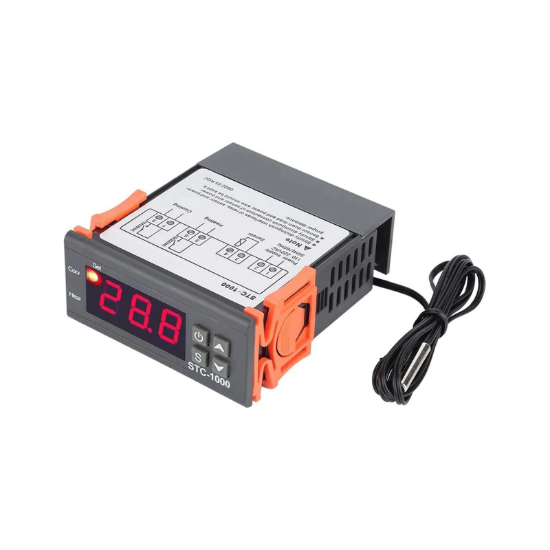 Imagine Termostat LCD cu senzor NTC STC-1000 230V