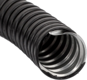 Imagine Tub spiralat 16mm metalic cu izolație PVC, 50m/sul