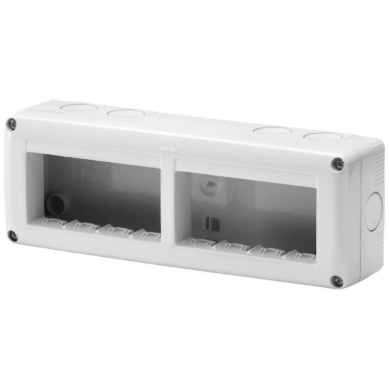Imagine Doza aparat orizontală Gewiss System 8 module IP40 GW27006