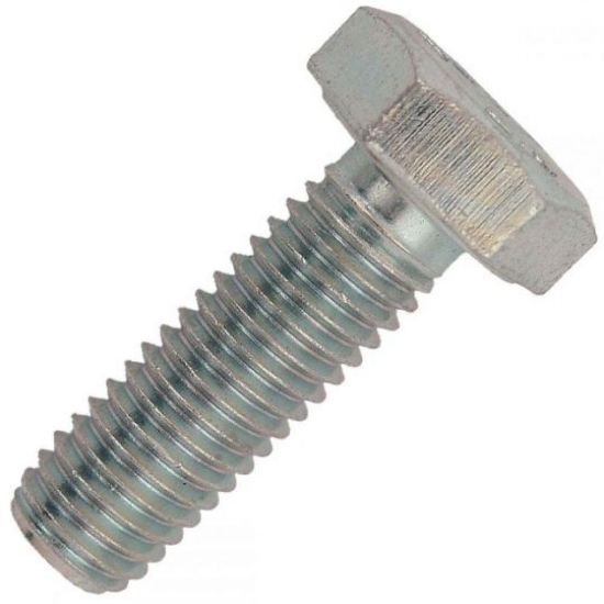 Imagine Șurub cap hexagonal DIN 933-8.8 M6x20 ZA