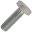 Imagine Șurub cap hexagonal DIN 933-8.8 M6x20 ZA